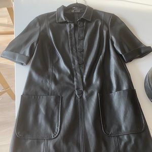Zara “leather dress”